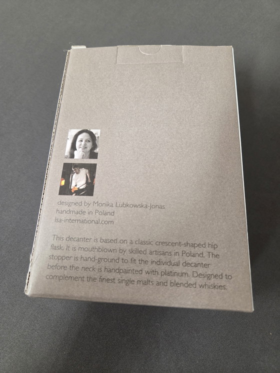 Image 1 of Bouteille carafe LSA soufflée à la bouche 350 ml - neuve en boîte