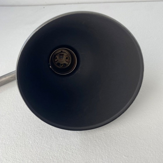 OUDE BAUHAUS BUREAULAMP « BUR » MODEL 2700, Tafellampen, Metaal, Zwart (foto 9 van 11)