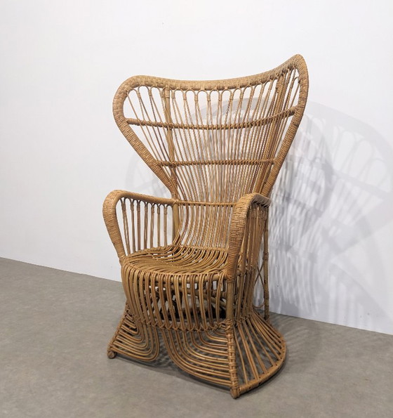 Image 1 of Vintage Peaock armchair