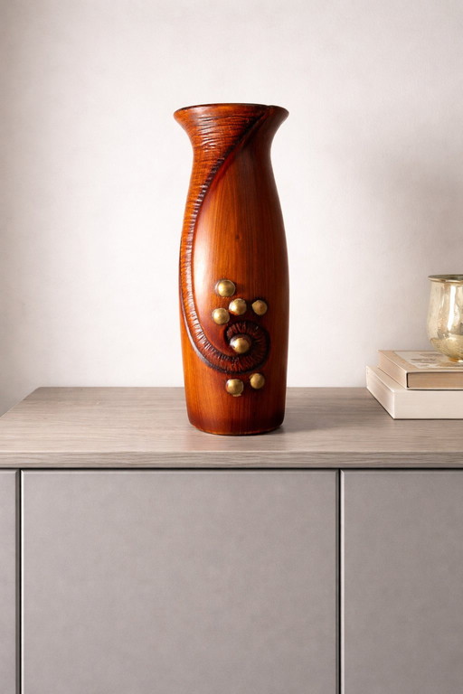 CARSTENS TONNIESHOF 7079 vase, Xenia luxury series, designed by Gerda Heuckeroth, with the interlocking 2 Cs logo, Germany