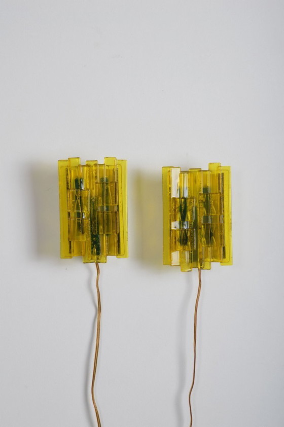 Image 1 of Set of Danish wall lamps No. 217 by Claus Bolby for Lyskaer Belysning, 1960s