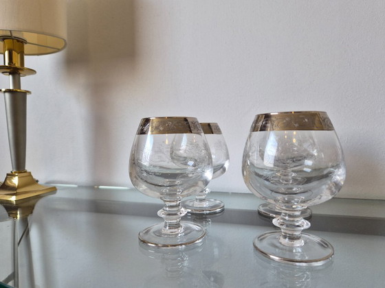 Image 1 of Copas de coñac antiguas de Murano Medici
