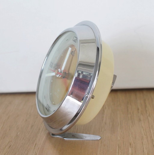 Sveglia "Diamond" – Anni '70, Design Retro Space Age! – klokken, Chrome (photo 2 of 10)