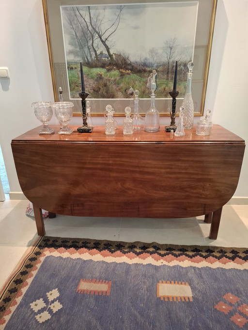 Mahogany gateleg sidetable antique