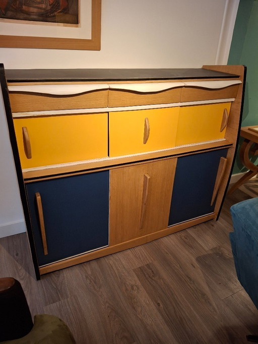 Meuble moderniste 1950 , UAM , par le regroupement d'architecte , paris , 