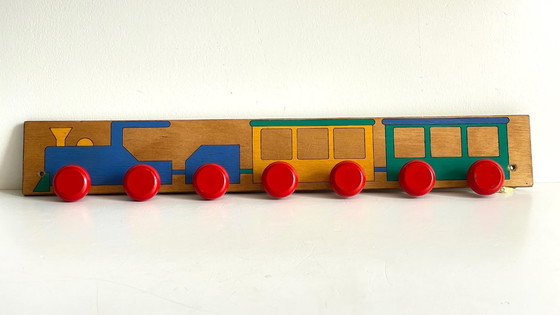 Image 1 of MANEGGIO IN LEGNO PER BAMBINI Anni '50-'60