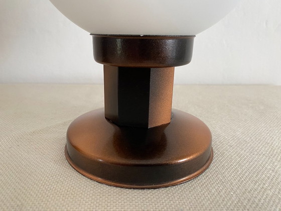 Pair of KAJ Opaline Glass Table Lamps, Slovenia, 1990s – KAJ Dol Pri Hrastniku, Metal (photo 8 of 10)