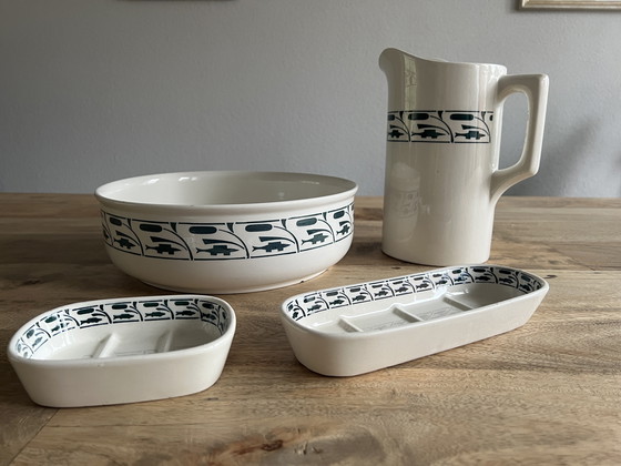 Image 1 of Lampetstel vintage 4-delig