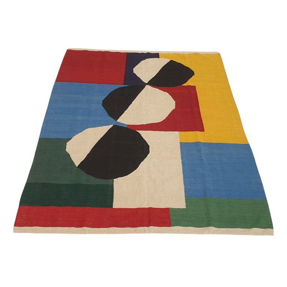 Sonia Delaunay Jardin d'Espagne 1970 Rug Tapestry | Wool | 246×175 cm – Rugs & carpets, Cotton (photo 4 of 11)