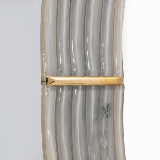 Image 1 of Ondae – Sculptural Mirror in Brass and Murano Glass