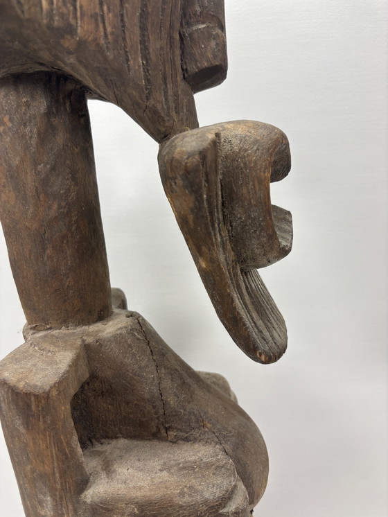 Image 1 of Estatua de Songye Nkisi – República Democrática del Congo – Auténtica pieza de arte tribal (60 cm)