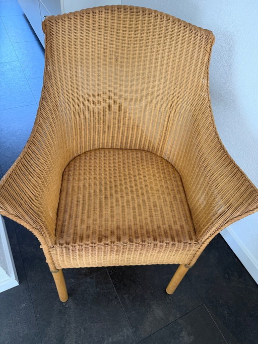 4 Original Loom Furniture BV Chairs – fauteuils, Wood, Wicker