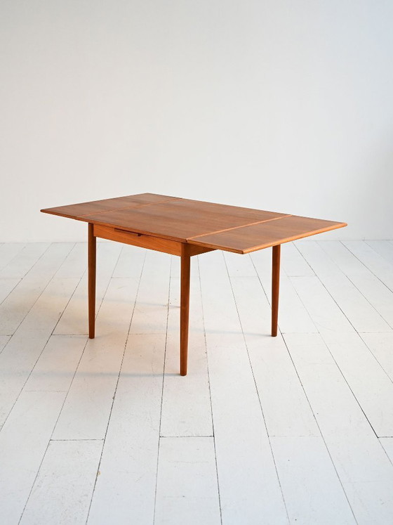 Image 1 of Teak extendable dining table, 1960s
