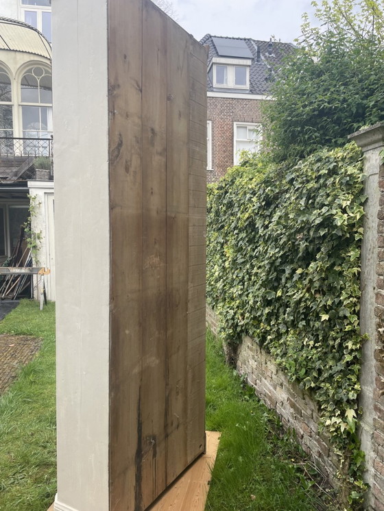 Image 1 of Tall Narrow Kitchen Cupboard Serving Cabinet Display Cabinet 260 cm. French