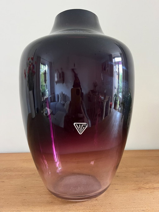 Vintage Holmegaard vase - Danish design vase