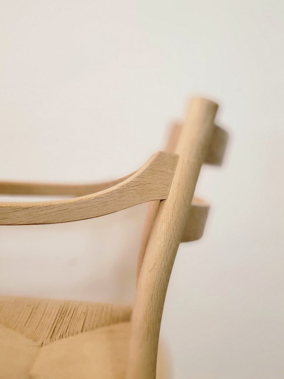 Image 1 of Juego de 6 sillas de comedor modelos CH46 y CH47 de Hans J. Wegner.