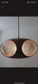 Vintage Space Age Bug Eye pendant lamp Dijkstra Massive style 70s