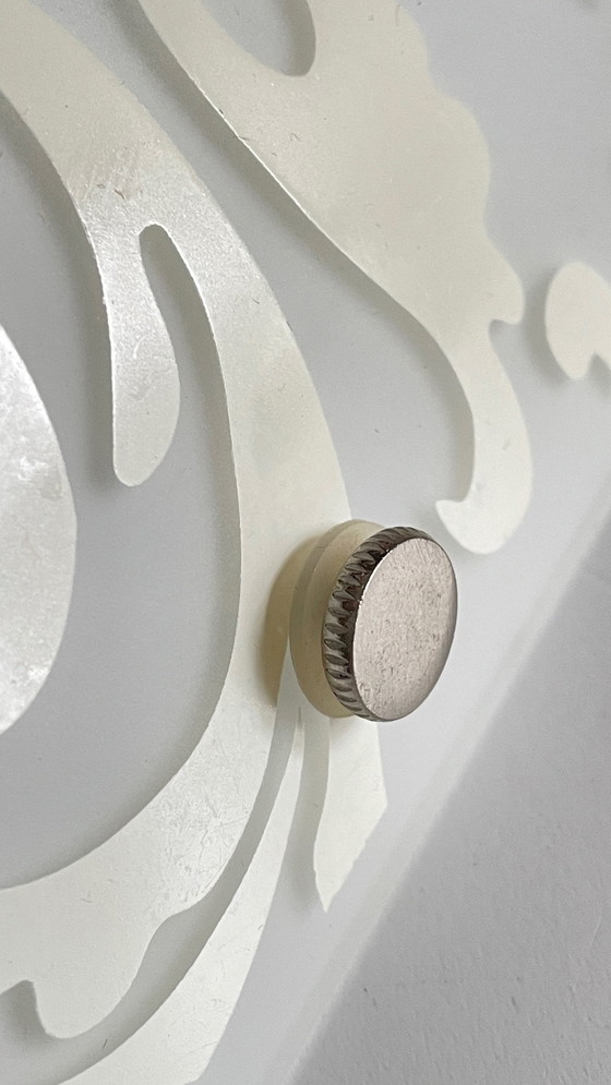 Image 1 of Polished and Silk-screened Glass Wall Lamp by Eglo