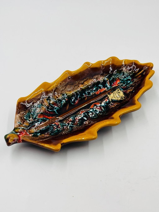 Plat feuille Vallauris