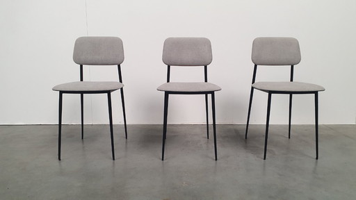 Ethnicraft DC Designstuhl hellgrau, ab Ausstellungsraum