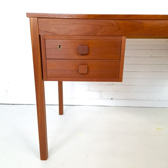 Bureau vintage Domino Møbler en teck années 60 design danois – Bureaux, Wood (photo 4 of 14)