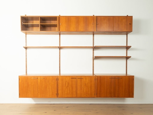 Sistema de pared de los años 60, Kai Kristiansen, FM Møbler, Vintage