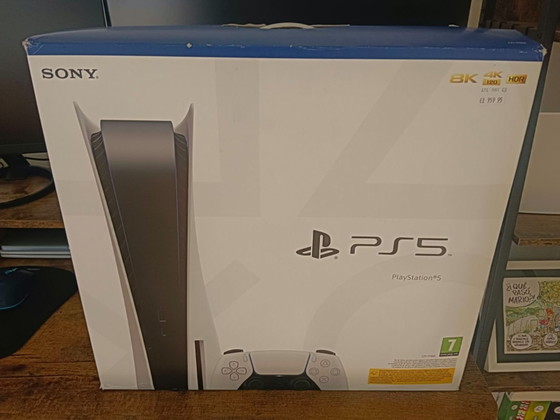 PS5 avec lecteur + 2 DualSense + 3 jeux + extras, Sony, Objets déco, Plastique, Noir (photo 7 sur 7)