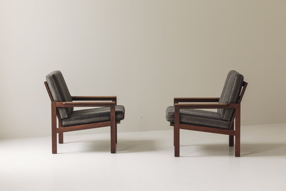 Image 1 of Set of Two Easy Chairs Designed by Illum Wikkelsø for N. Eilersen, Denmark 1959