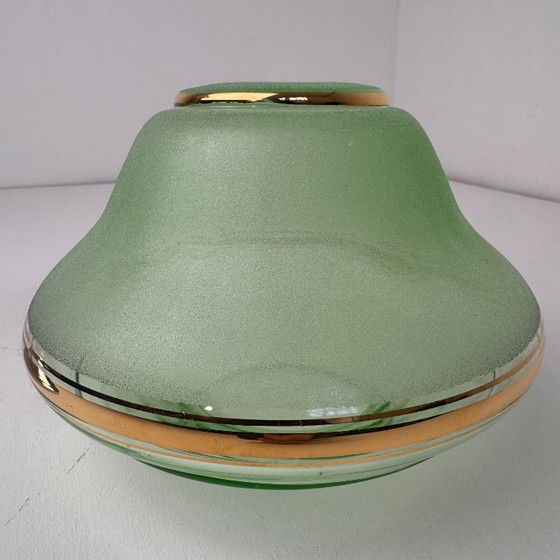 Image 1 of PICCOLA LAMPADA DA TAVOLO VINTAGE IN VETRO GRANITO