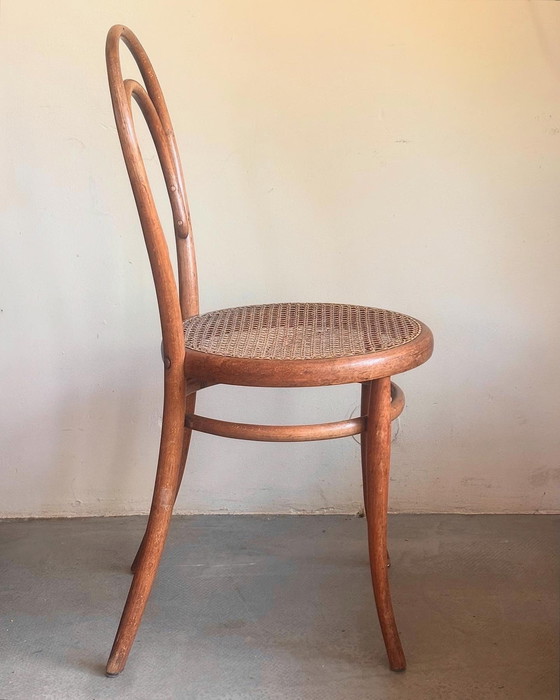 Image 1 of Silla auxiliar Thonet n.º 14, primera edición, 1859