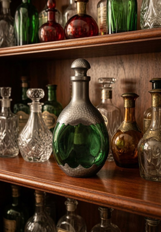 Image 1 of (W010) Decanter Art Deco Vintage Esclusivo – Andries Copier & Georg Nilsson per Gero