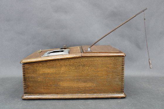 Image 1 of Antike hölzerne Registrierkasse