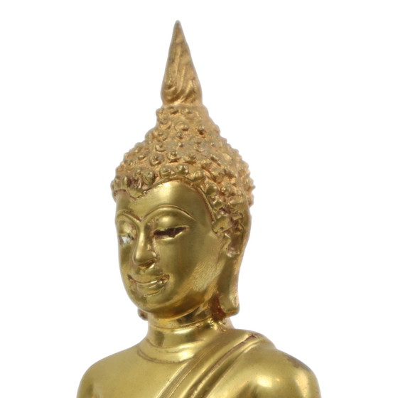 Image 1 of Statue de Bouddha thaïlandaise en laiton