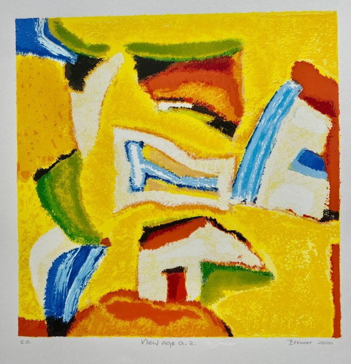 Serigrafía de Saskia Bremer - Nueva era a.2