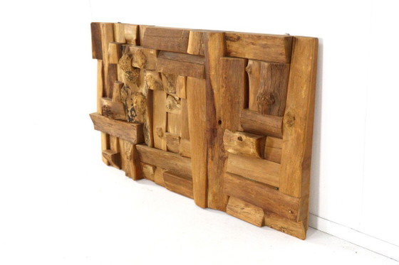 Image 1 of Pannello murale in legno vintage