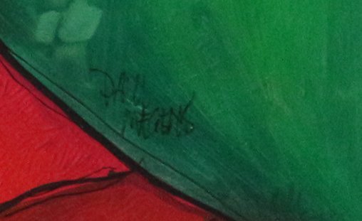 Image 1 of Peinture ancienne "L'évêque sanglant