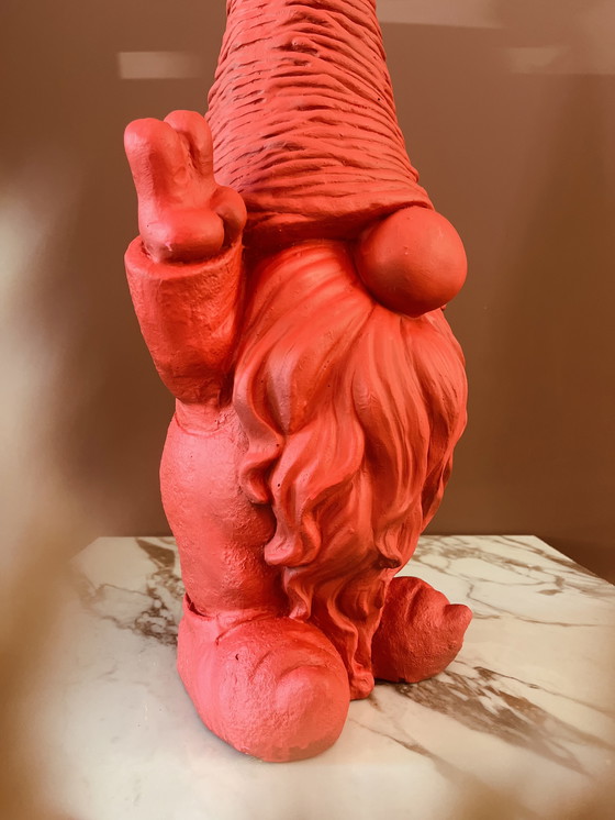 Image 1 of Statue de gnome en plâtre