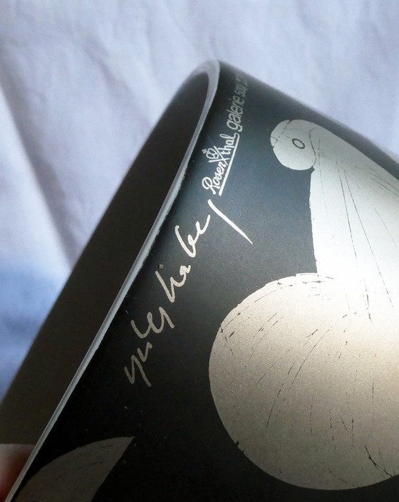 Image 1 of Rare bowl, Rosenhal, Suomi series, form design Timo Sarpaneva, decor design HAP Grieshaber