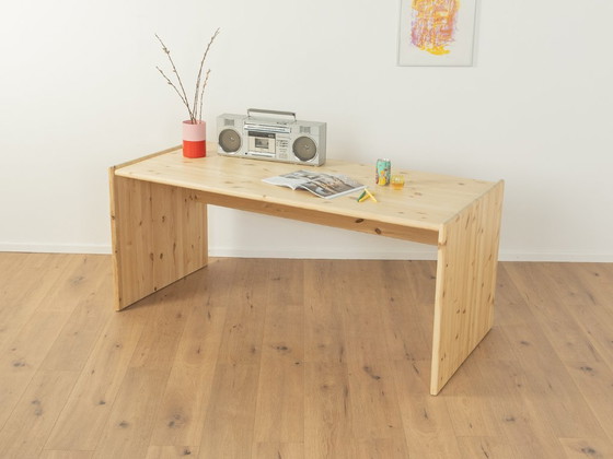 Image 1 of Solid wood desk from the 1980s