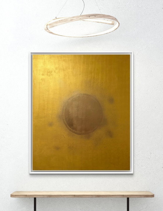 Image 1 of Gold Aura XL — Original Acrylic Painting by Sefer Güngör (Raymann.art)