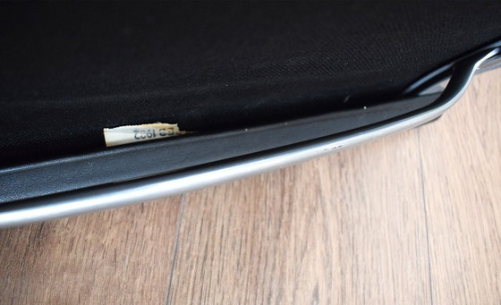 Image 1 of Siège de conférence Eames Herman Miller Soft Pad Group en cuir noir