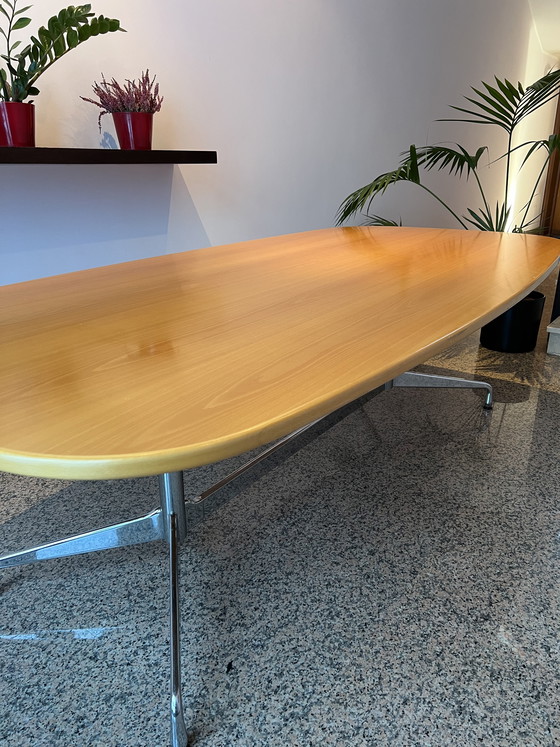 Image 1 of Grote Eames vergadertafel met segmenten – Herman Miller – Origineel – Uitstekende staat