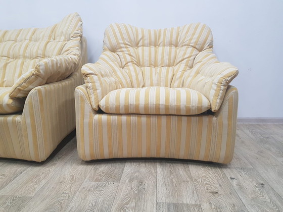 Mid-Century Modern Space Age Modular Sofa, 1960s, Set of 3 (photo 23 of 24)