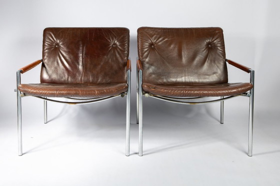 Image 1 of Conjunto de sillones SZ03 de Martin Visser para T Spectrum, Países Bajos, década de 1970