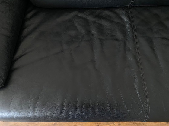 Image 1 of Vintage leren bank