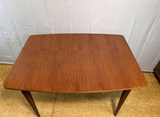 Image 1 of Mid-Century Retro Vintage Teak Extending Dining Table by Elliots of Newbury,1960  Danishlegant dining table by Elliots of Newbu