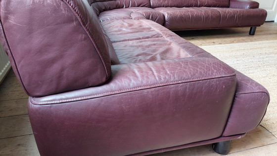 Image 1 of Canapé d'angle en cuir vintage De Sede DS18