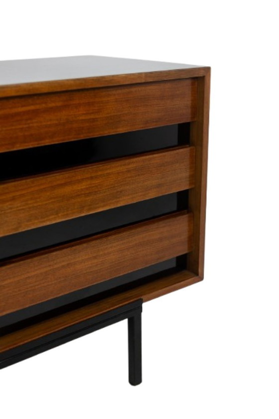 Image 1 of Bernard Marange. Teakhouten dressoir. Circa 1960.