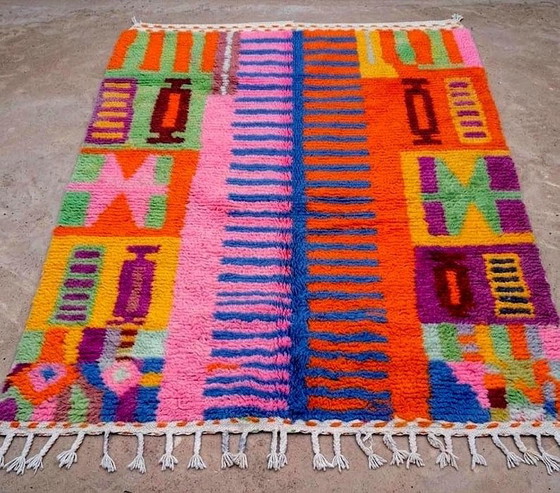 Unique Moroccan Berber rug 150/240cm – Rugs & carpets, Wool (photo 3 of 8)