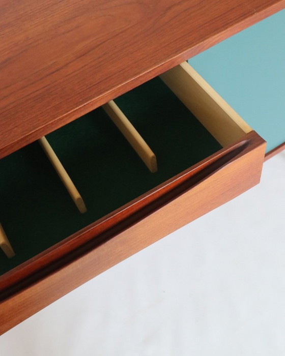 Image 1 of Vintage Danish design teak TV cabinet sideboard